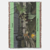 Couverture Cowgirls Campfire Song Throw Blanket 54" x 38" (devant Vertical)