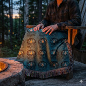 Couverture Cozy Campfire Nights Rustic Outdoor Adventure
