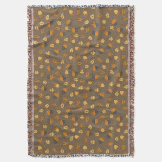 Couverture Cozy Fall Vibe" Acorn & Oak Leaf (devant Vertical)