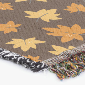 Couverture Cozy Fall Vibe" Maple Leaf
