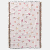 Couverture Cozy Pink Christmas Pattern (devant Vertical)