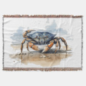 Couverture Crabe de plage à l'aquarelle (Devant)