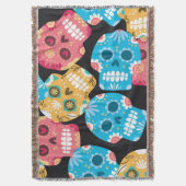 Couverture Crâne à sucre, arrière - plan festif sans soucoutu (devant Vertical)