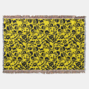 Couverture Crâne et motif d'os croisés