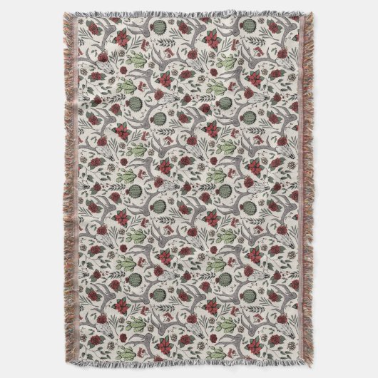 Couverture Crânes de cerfs de Noël occidental Antlers et Cact (devant Vertical)