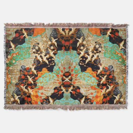 Couverture CRANES VOLONTAIRES AVEC FLEURS PRINTEMPS Floral ja (Devant)