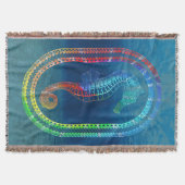 Couverture Cravate Dyed Tribal Seahorse (Devant)