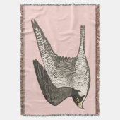 Couverture Crayon couleur faucon pèlerin Art sur rose (devant Vertical)