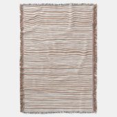 Couverture Cream Brown Stripes Christmas (devant Vertical)