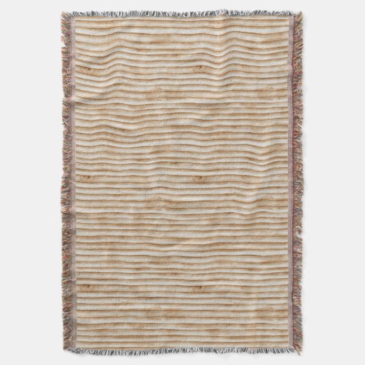 Couverture Cream Tree Bark Wood Christmas (devant Vertical)