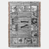 Couverture Create Your Custom Photo Collage Rustic Farmhouse (devant Vertical)