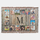 Couverture Create Your Custom Photo Collage Rustic Farmhouse (Devant)