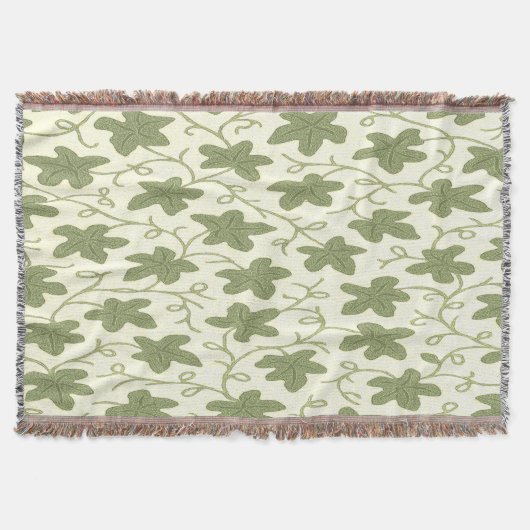 Couverture crème et verte (Devant)