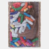 Couverture Crème glacée au chocolat foncé avec arrosage arc-e (devant Vertical)