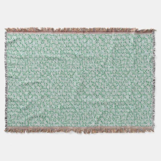 Couverture crème menthe celadon vert clair gris bleu (Devant)