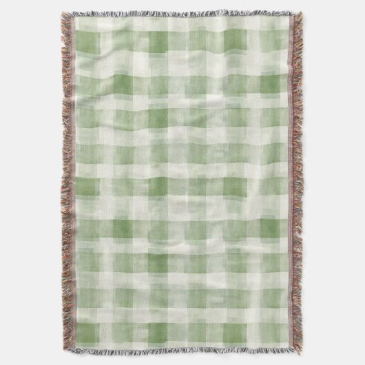 Couverture Crème verte occidentale rayures plaid Noël (devant Vertical)