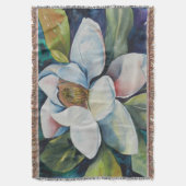 Couverture Crémeux Magnolia Floral Art (devant Vertical)