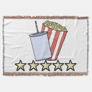Couverture Critique de film personnalisée 5 étoiles Popcorn B