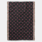 Couverture Crochets Mulberry sur noir (devant Vertical)