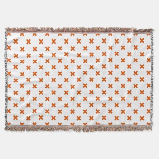 Couverture Crochets orange sur blanc (Devant)