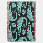 Couverture Crocodiles de caricatures, motif mignon sans soudu (devant Vertical)