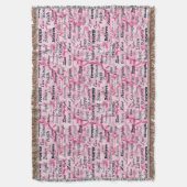 Couverture Croire Fighter Vivre Fort Fringé Rose (devant Vertical)