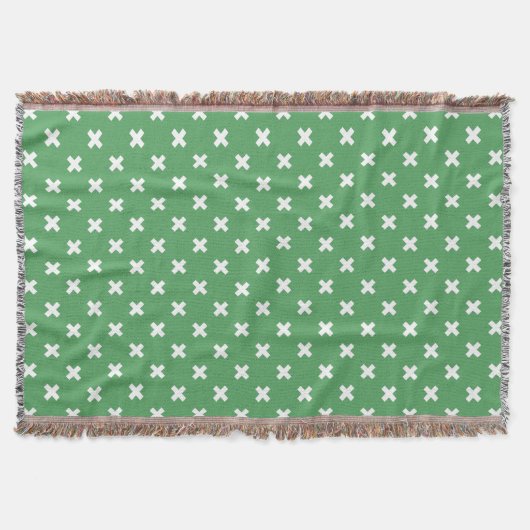Couverture Croix blanche sur le vert (Devant)