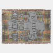Couverture Croix chrétienne du Christ en T-shirt gris pierre (Devant)
