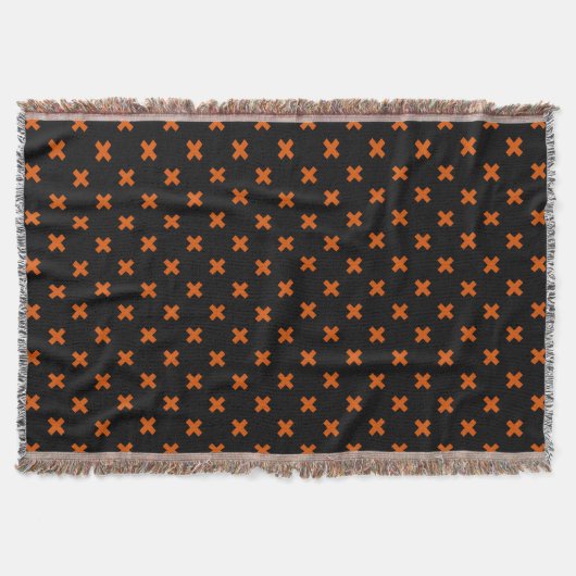 Couverture Croix orange sur le noir (Devant)