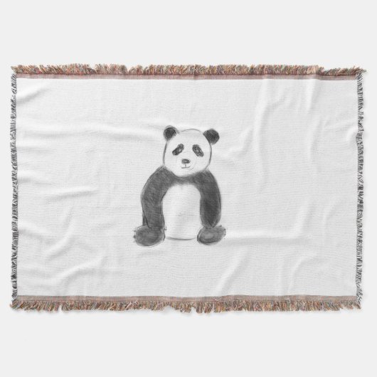 Couverture Croquis de panda en noir et blanc (Devant)