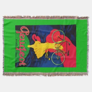 Couverture Cru PosterEurope de bicyclette de Peugeot