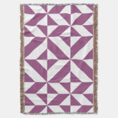 Couverture Cube Déco géométrique violet chaud (devant Vertical)