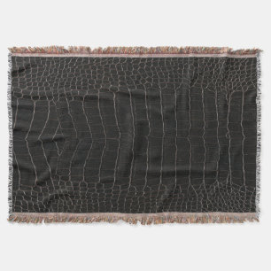 Couverture Cuir de crocodile luxueux : texture textile.