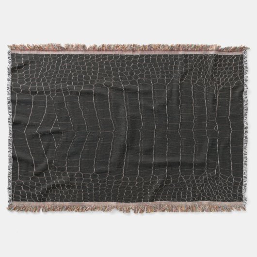 Couverture Cuir de crocodile luxueux : texture textile. (Devant)
