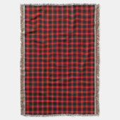 Couverture Cunningham Tartan rouge noir (devant Vertical)