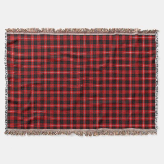 Couverture Cunningham Tartan rouge noir (Devant)