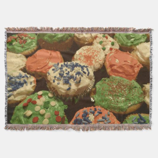 Couverture Cupcakes de Noël avec arroses (Devant)