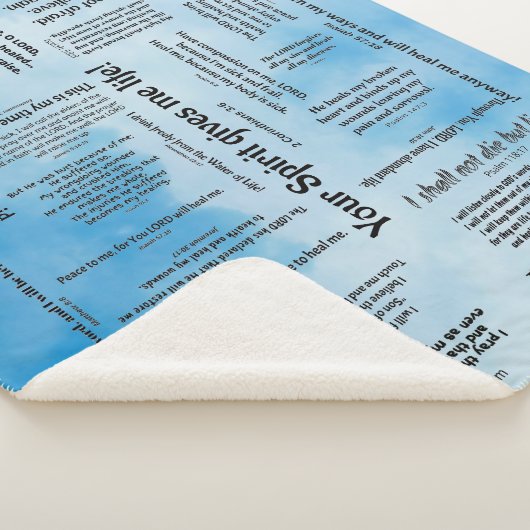 Couverture curative d'écritures saintes - nuages (3/4)