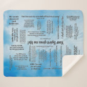 Couverture curative d'écritures saintes - nuages (Devant (Horizontal))