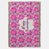 Couverture Custom and personalized pink floral  (devant Vertical)