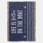 Couverture Custom Life est meilleur sur le bateau (devant Vertical)