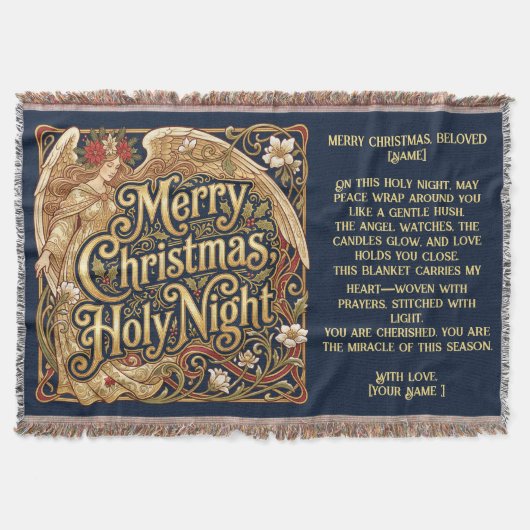 Couverture Customizable Holy Night Angel Blessing (Devant)