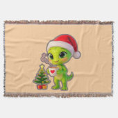 Couverture **Cute 3D Green Alien in Santa Hat with Hot Chocol (Devant)