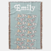 Couverture Cute Bears Sweets Snacks Confetti (devant Vertical)