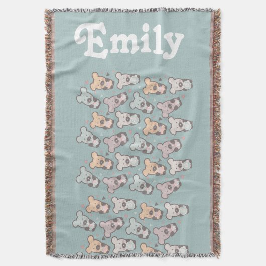 Couverture Cute Bears Sweets Snacks Confetti (devant Vertical)