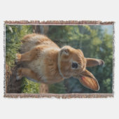 Couverture Cute Bunny English cottage garden Easter  (Devant)