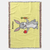 Couverture Cute bunny rabbit with vegetables (devant Vertical)