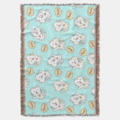 Couverture Cute Chatte - Cute Chat Lance Blanche (devant Vertical)
