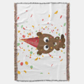 Couverture Cute Confetti Party Beaver (devant Vertical)