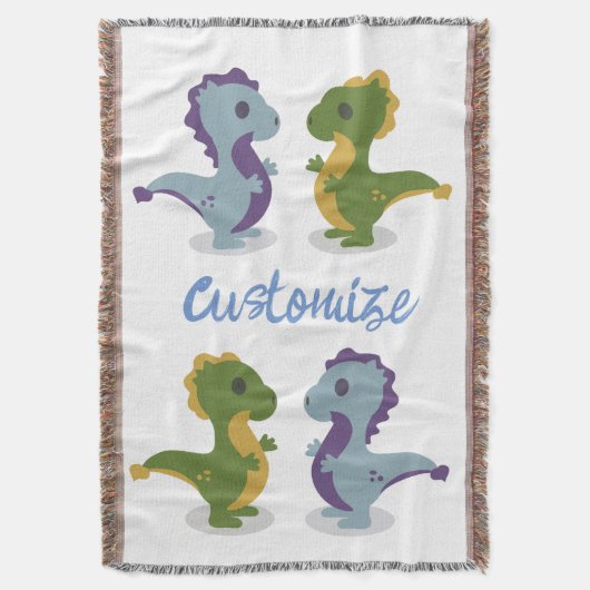Couverture Cute Dinosaur Paire Thunder_Cove (devant Vertical)